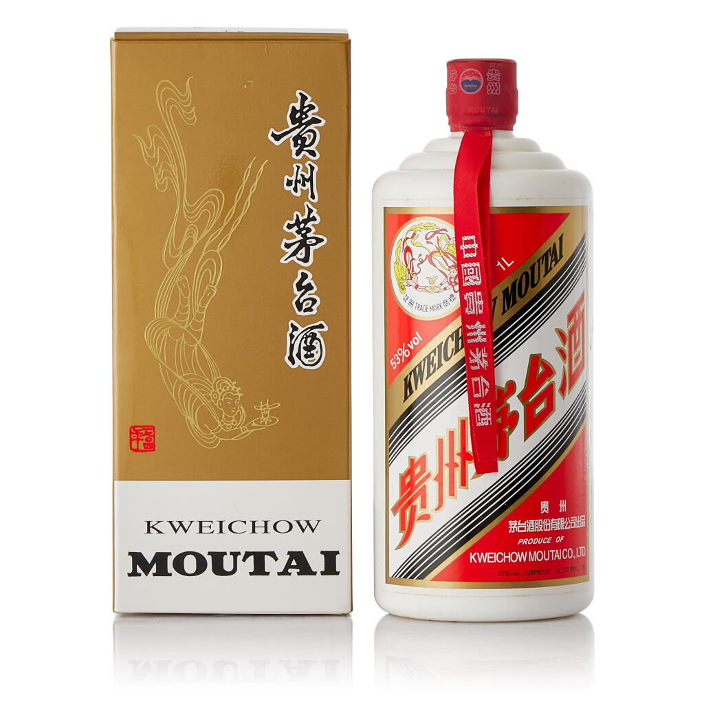 View full screen - View 1 of Lot 9396. 2021年產 "飛天牌"貴州茅台酒 Kweichow Flying Fairy Moutai 2021 (1 Litre).