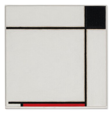 全螢幕檢視 - 查看53Piet Mondrian, ‘Composition with Black, Red and Gray', 1927的1