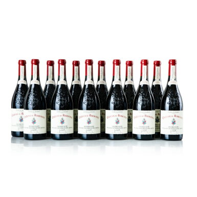 View full screen - View 1 of Lot 334. Château de Beaucastel Rouge 2012 (12 BT).