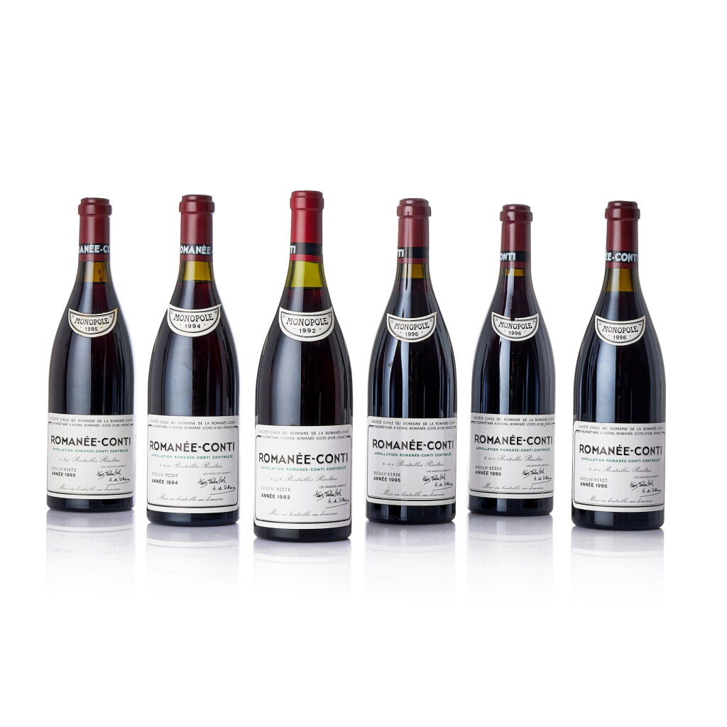 View full screen - View 1 of Lot 3011. Romanée Conti 1996 Domaine de la Romanée-Conti (3 BT).