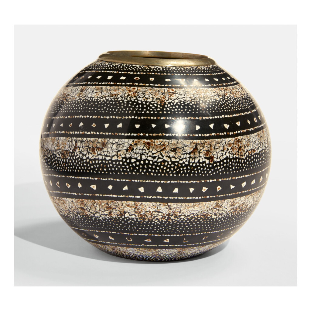 View full screen - View 1 of Lot 155. JEAN DUNAND | VASE .