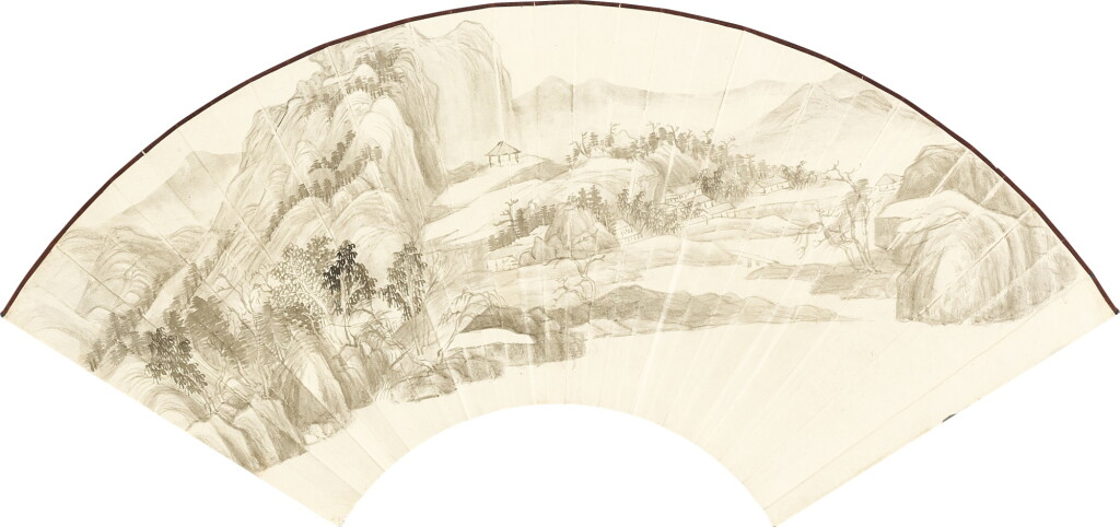 View full screen - View 1 of Lot 2598. 張大千 湖畔山居 | Zhang Daqian (Chang Dai-chien, 1899-1983), Secluded Village in Lush Mountains.