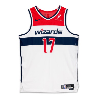 View full screen - View 1 of Lot 93. Jonas Valančiūnas Washington Wizards 2024-2025 Kia NBA Tip-Off Game Worn Association Edition Jersey | Matched to 2 Games.
