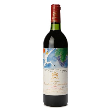View full screen - View 1 of Lot 443. Château Mouton Rothschild 1982 (1 BT).