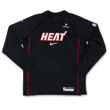 View full screen - View 1 of Lot 52. Kel’el Ware Miami Heat 2025-2026 'Rising Stars' Warmup Top | Probable Wear.