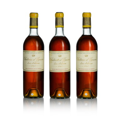 View full screen - View 1 of Lot 146. Château d'Yquem 1967 (6 BT).