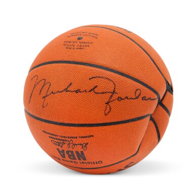 View full screen - View 1 of Lot 16. Michael Jordan Signed Basketball.