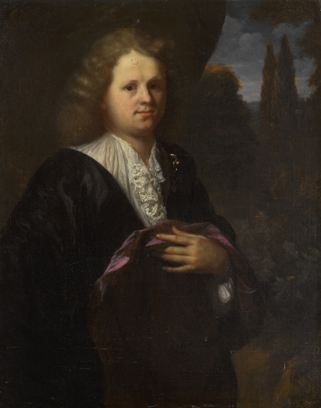 View full screen - View 1 of Lot 118. GODFRIED SCHALCKEN | Portrait of a man, three-quarter length.