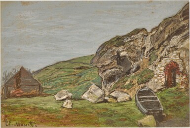 View full screen - View 1 of Lot 221. Sainte-Adresse, Les rochers du cap de la Hève.