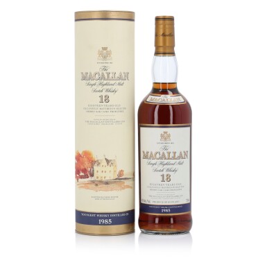 View full screen - View 1 of Lot 54. The Macallan 18 Year Old Sherry Oak 43.0 abv 1985 (1 Bottle 75cl).