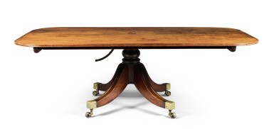 View full screen - View 1 of Lot 157. A George III mahogany tilt-top dining table.