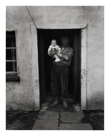 View full screen - View 1 of Lot 76. Coal Miner Holding Baby.