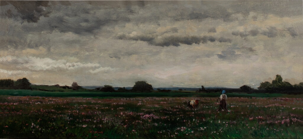 View full screen - View 1 of Lot 302. Paysannes dans un Champ Fleuri.