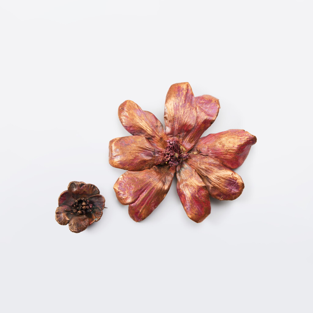 View full screen - View 1 of Lot 121. Two Brooches, "Fleur" and "Anemone".