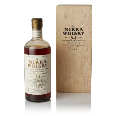 View full screen - View 1 of Lot 6303. Nikka 34 Year Old Real Vintage 43.0 abv 1964 (1 BT70).