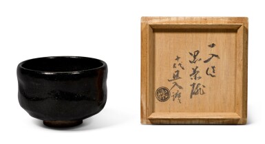 View full screen - View 1 of Lot 100. A RAKU CHAWAN, EDO PERIOD, 17TH CENTURY.