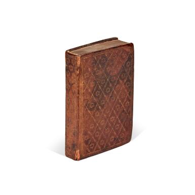 View full screen - View 1 of Lot 111. Diogenes Laertius, De vita et moribus philosophorum libri X, Lyon, 1559, Parisian brown morocco gilt.