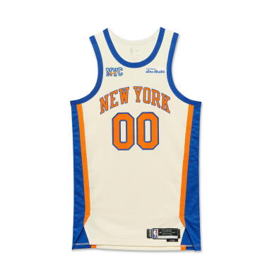 View full screen - View 1 of Lot 16. Jordan Clarkson New York Knicks 2025-2026 Game Worn City Edition Jersey.