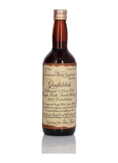 View full screen - View 1 of Lot 101. Glenfiddich 11 Year Old 100 Proof 1959 (1 Bottle 4/5 Quart).