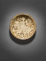 A Kashan lustre pottery bowl, Persia, 12th century