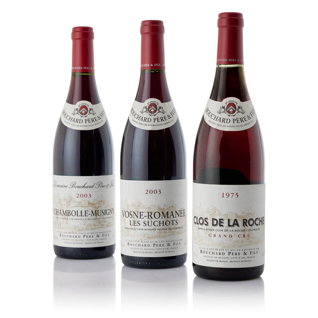 View full screen - View 1 of Lot 2859. Clos de la Roche 1975 Bouchard Père et Fils (12 BT).