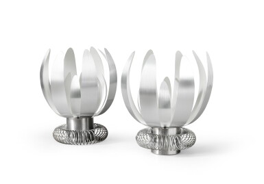 View full screen - View 1 of Lot 49. Pair of table lamps, circa 1970.