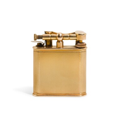 View full screen - View 1 of Lot 289. A gold lighter, Alfred Dunhill, London, 1946.