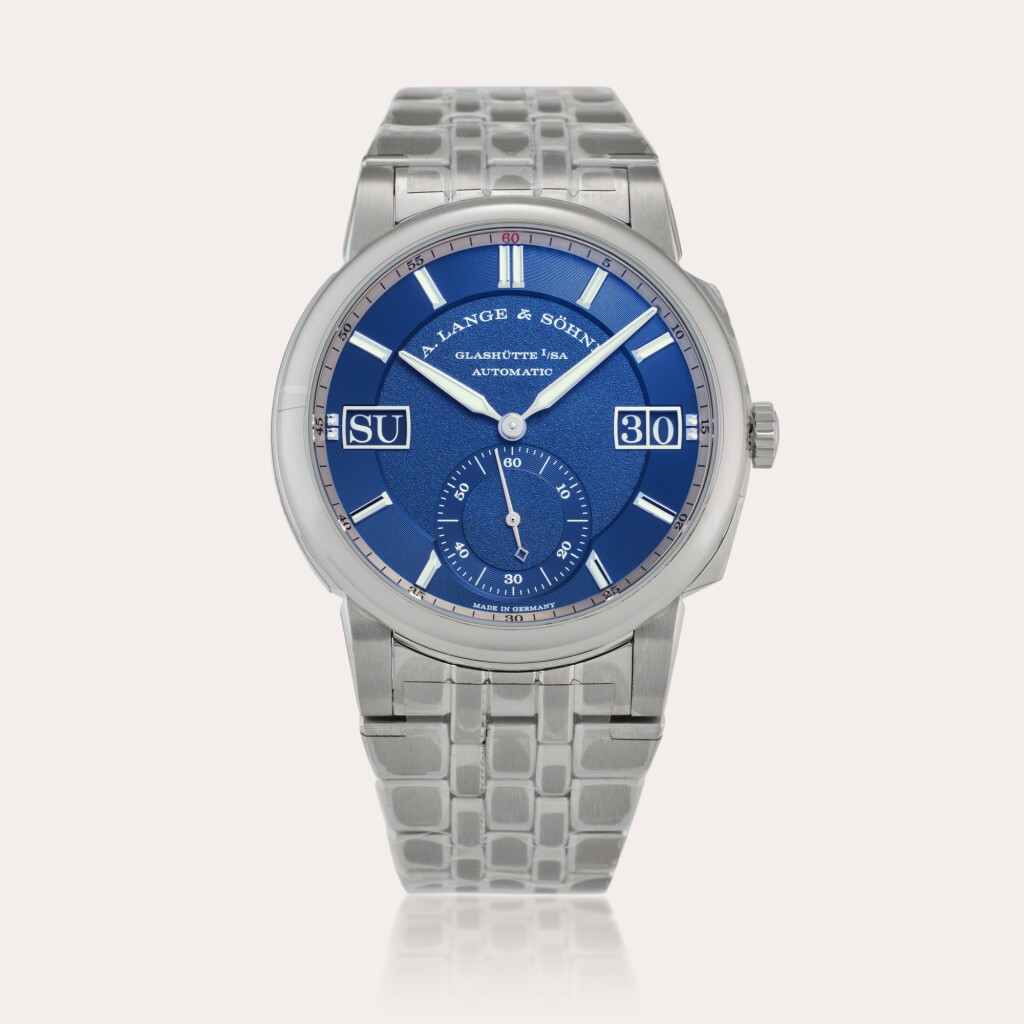 View full screen - View 1 of Lot 114. Reference 363.179 Odysseus | A stainless steel automatic wristwatch with day, digital date display, and bracelet, Circa 2020.