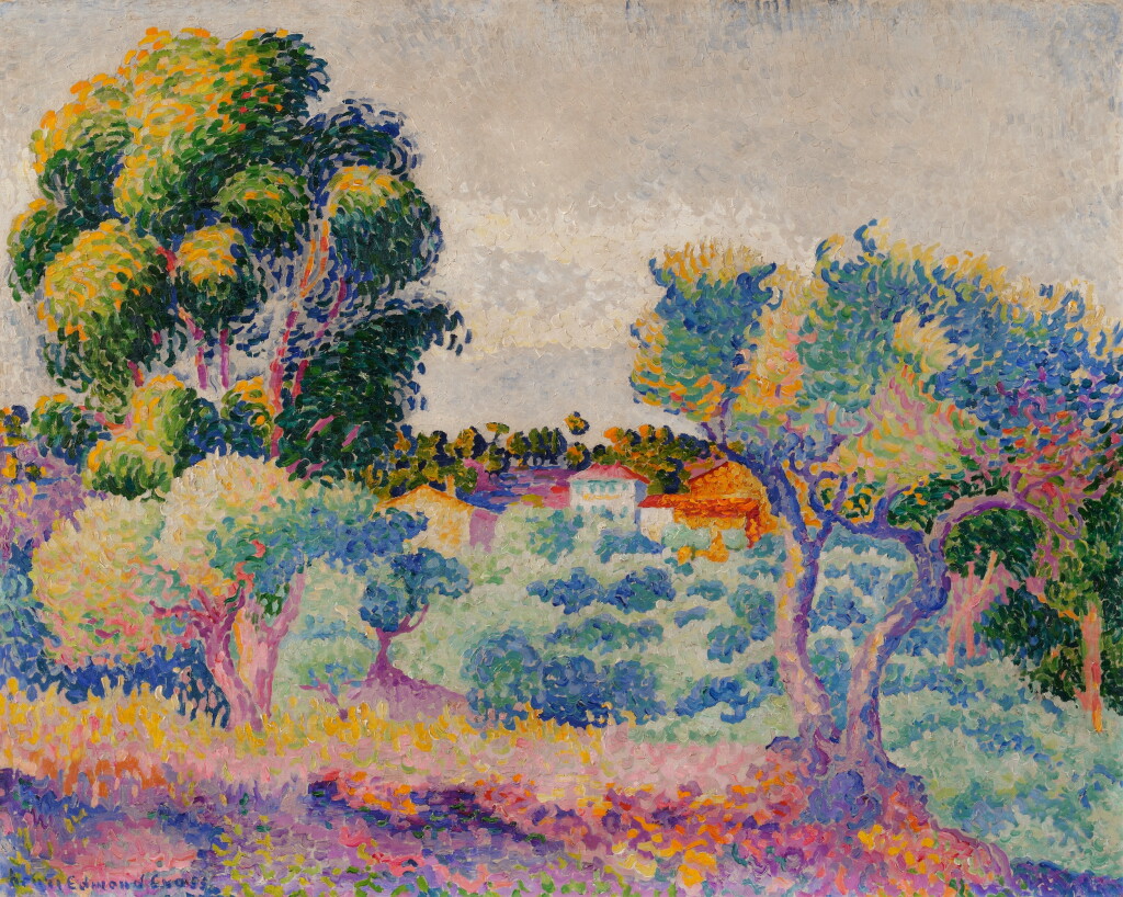 View full screen - View 1 of Lot 115. Eucalyptus et oliviers.