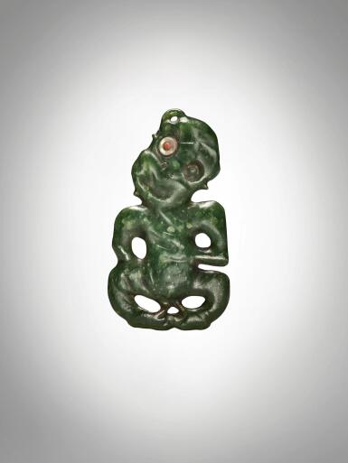 View full screen - View 1 of Lot 38. Maori Pendant, New Zealand, probably Bay of Plenty.