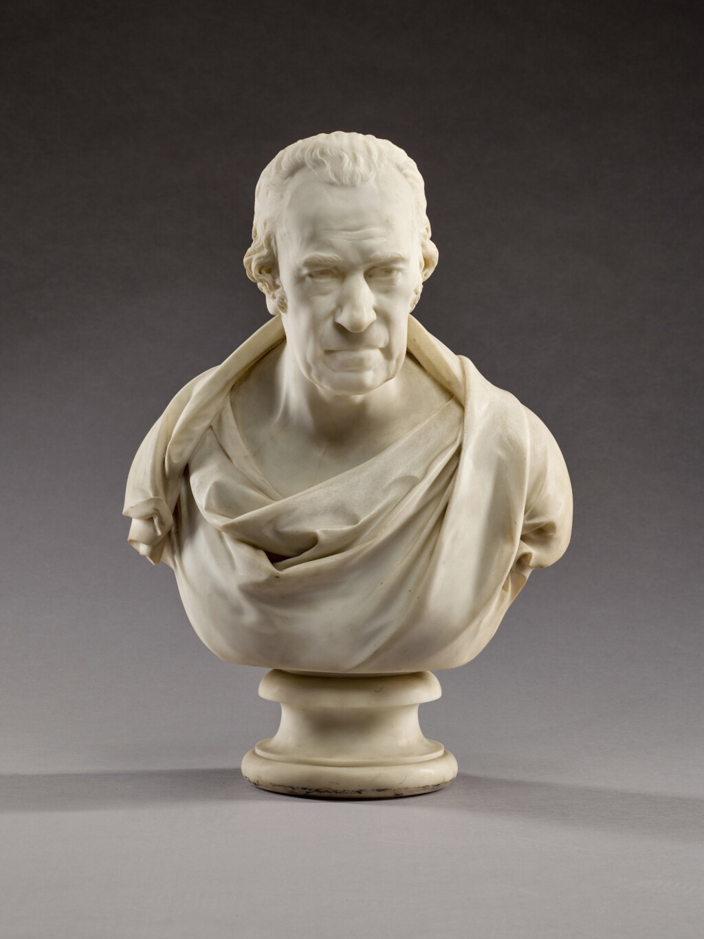 View full screen - View 1 of Lot 77. Bust of James Watt (1736-1819).
