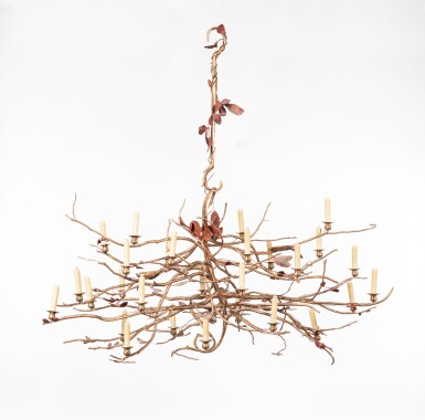 View full screen - View 1 of Lot 6. Important lustre Structure végétale, pièce unique.