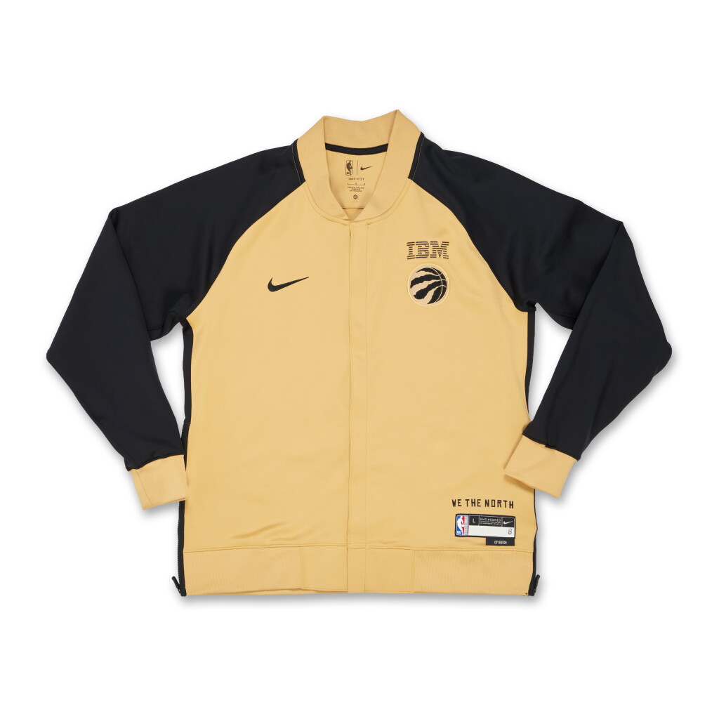 View full screen - View 1 of Lot 219. Ron Harper Jr Toronto Raptors 2023-2024 City Edition Warmup Jacket.