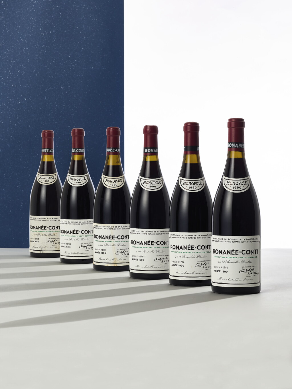 View full screen - View 1 of Lot 8087. Romanée Conti 1990 Domaine de la Romanée-Conti (6 BT).