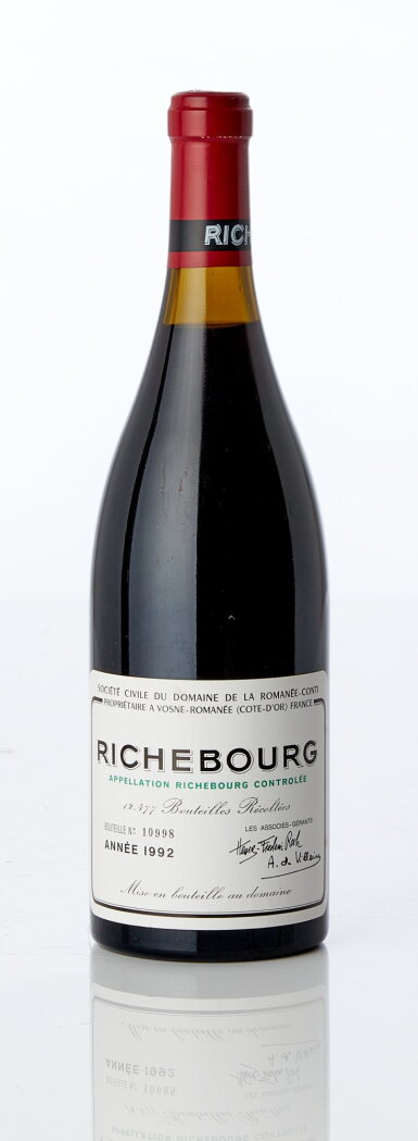 View full screen - View 1 of Lot 3017. Richebourg 1992 Domaine de la Romanée-Conti (1 BT).