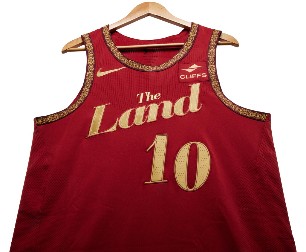 View full screen - View 1 of Lot 60. Darius Garland Cleveland Cavaliers 2023-2024 In-Season Tournament Game Worn City Edition Jersey.