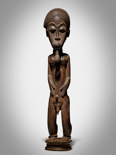 View full screen - View 1 of Lot 65. Baule Figure, Côte d’Ivoire.
