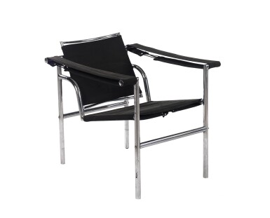 View full screen - View 1 of Lot 211. CHARLOTTE PERRIAND, LE CORBUSIER AND PIERRE JEANNERET | ''BASCULANT'' ARMCHAIR, MODEL NO. B301.