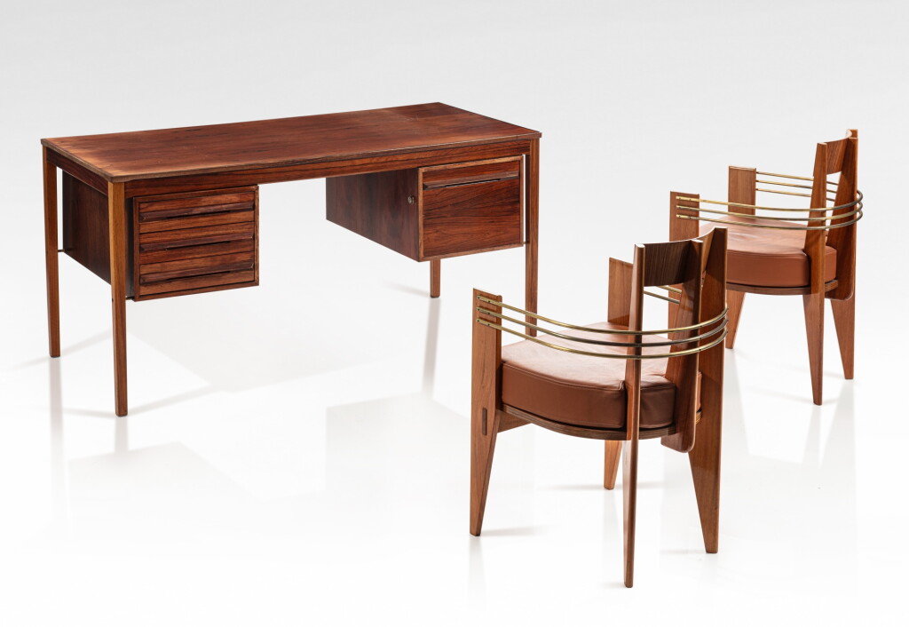 View full screen - View 1 of Lot 68. Pair of Bridge armchairs.