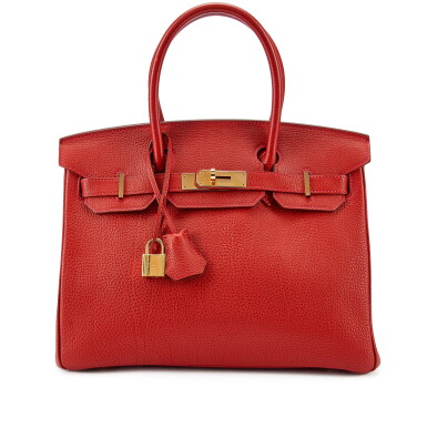 Voir en plein écran - Voir 1 du lot 7808. Rouge Casaque Togo Birkin 30 Gold Hardware, 2013.