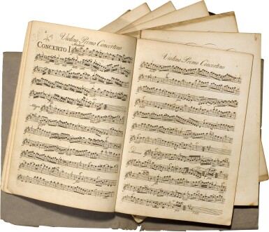 View full screen - View 1 of Lot 24. C. Avison. Six concertos in seven parts...opera terza, 1751.