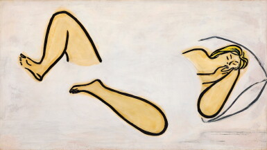 View full screen - View 1 of Lot 1019. Sanyu 常玉 | Nu endormi 睡美人.