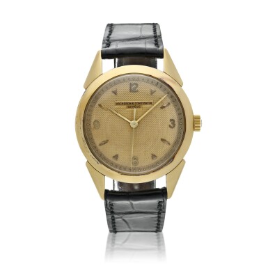 View full screen - View 1 of Lot 117. A yellow gold wristwatch, Circa 1960 .