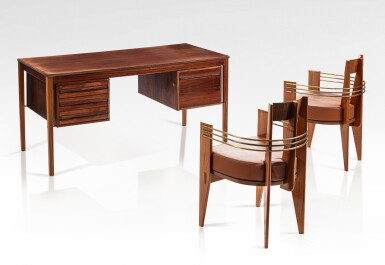 View full screen - View 1 of Lot 68. Pair of Bridge armchairs.
