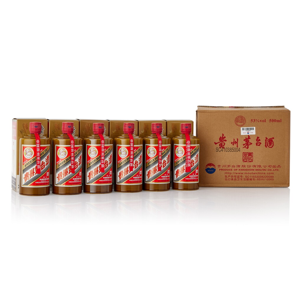 View full screen - View 1 of Lot 9445. 2021年產 "飛天牌" 精品貴州茅台酒 (原箱) Kweichow Flying Fairy Moutai Jingpin 2021 (6 BT50).