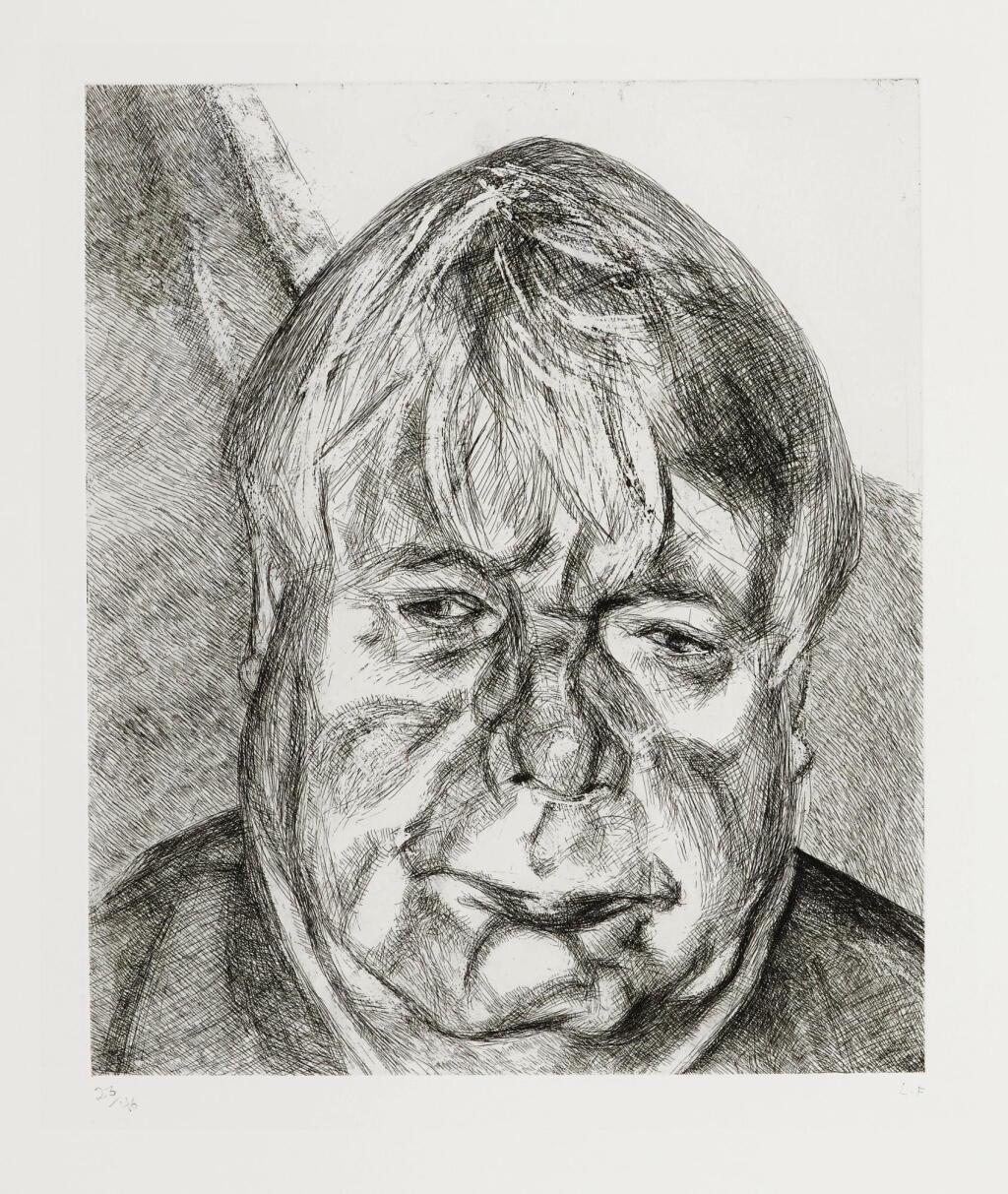 View full screen - View 1 of Lot 106. LUCIAN FREUD | DONEGAL MAN (F. 88).