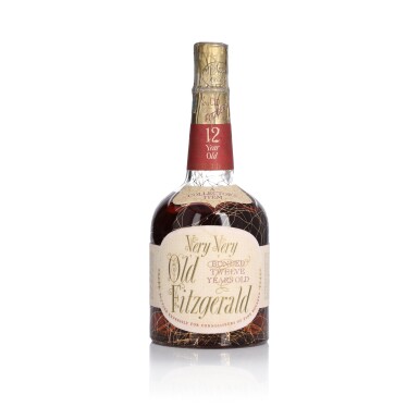 View full screen - View 1 of Lot 243. Very Very Old Fitzgerald 12 Year Old 100 Proof 1955 (1 4/5 Quart).