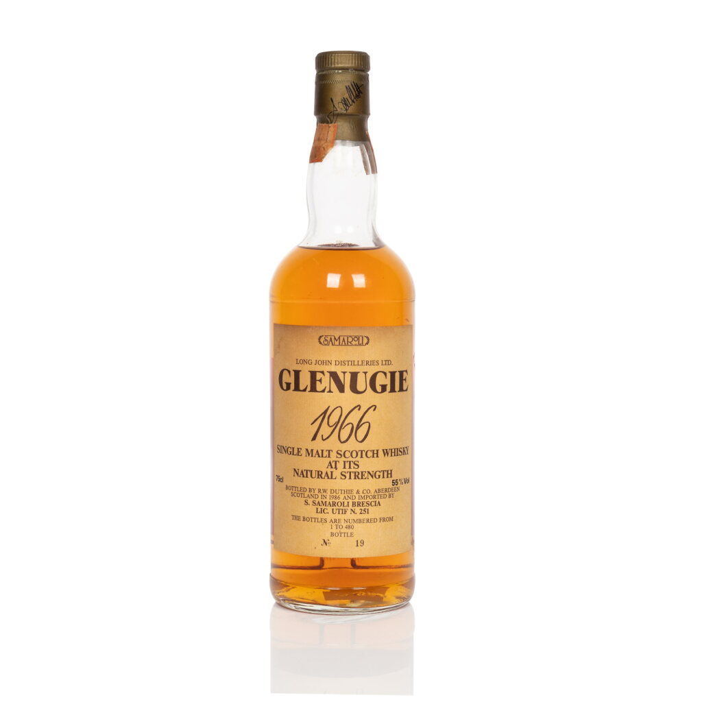 View full screen - View 1 of Lot 93. Glenugie Samaroli 55.0 abv 1966 (1 BT75).