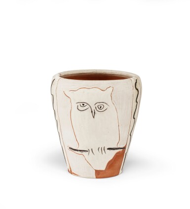 View full screen - View 1 of Lot 17. Visage et hibou.