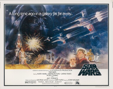View full screen - View 1 of Lot 115. STAR WARS (1977) POSTER, US.